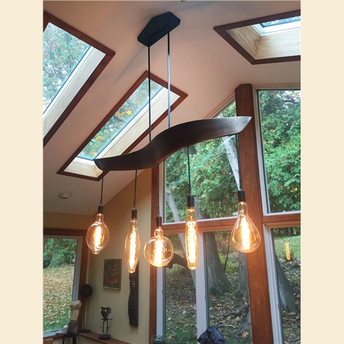 "Curves-Edison Light Ceiling Light"