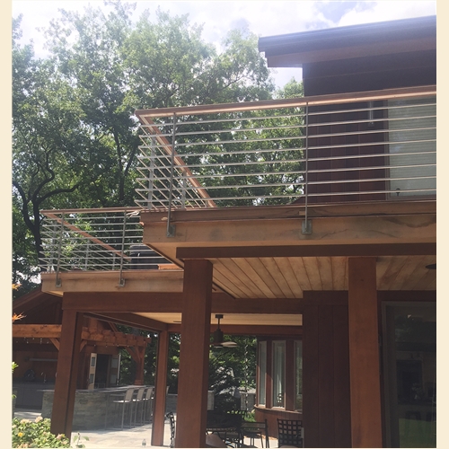 Fishman Custom Stainless Steel Deck Railing