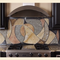 Circles and Waves Backsplash