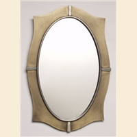 Pointed Oval Mirror